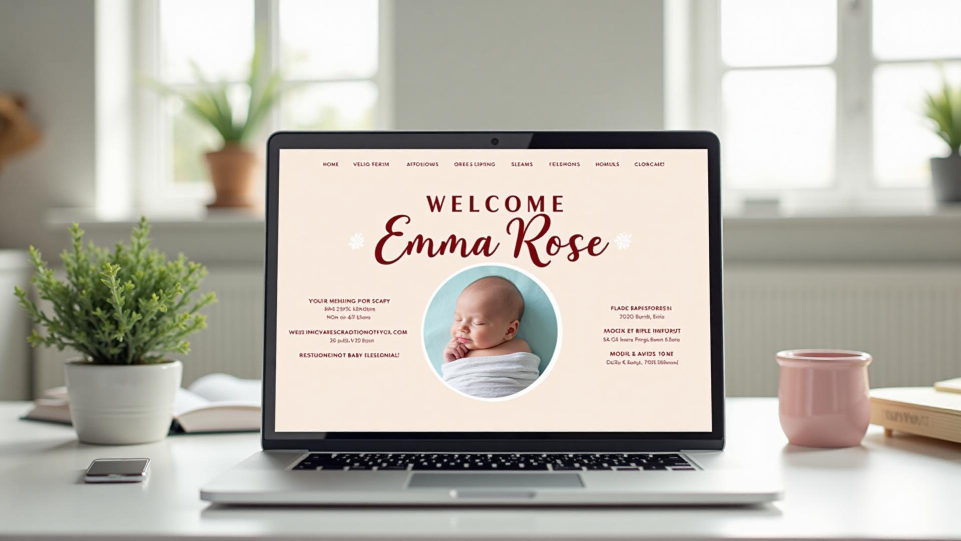 StorkNote announcement preview on laptop